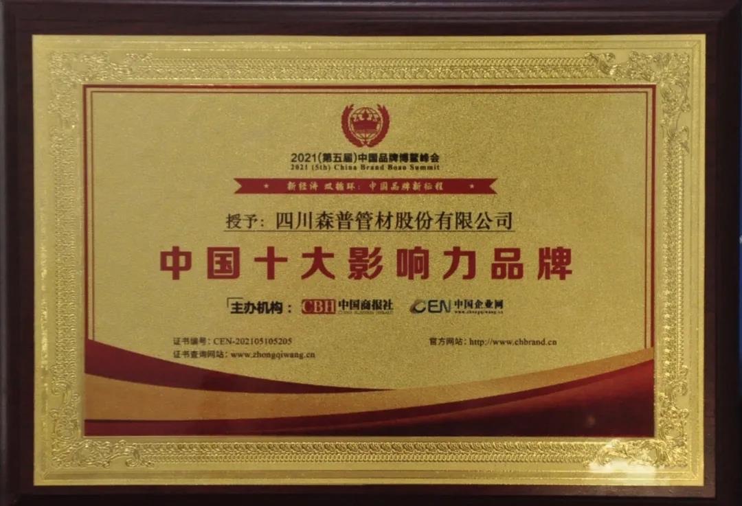 中國十大影響力品牌